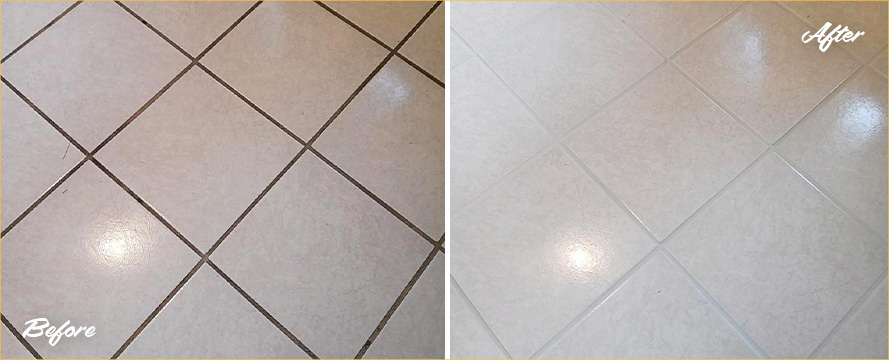 Floor Restored by Our Professional Tile and Grout Cleaners in West Chester, PA